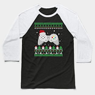 christmas 2023 - gamer ugly christmas 2023 Baseball T-Shirt